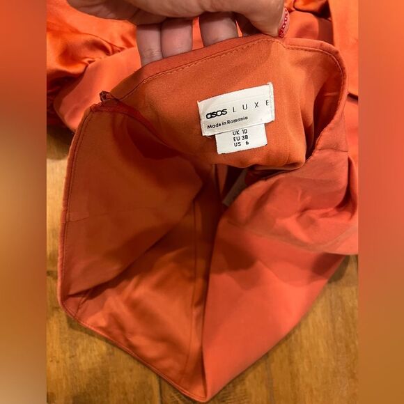 ASOS LUXE bubble hem bandeau tunic top - Picture 3 of 7